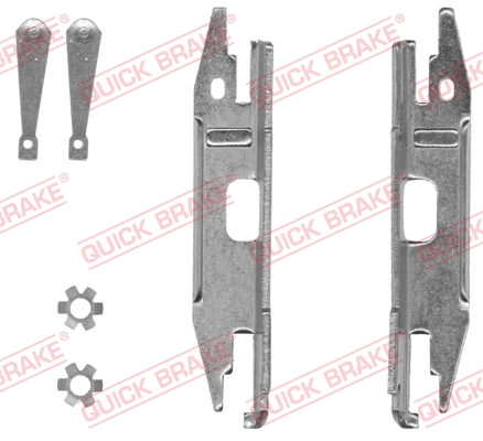 QUICK BRAKE Utánállító készlet, dobfék 10553002_QB